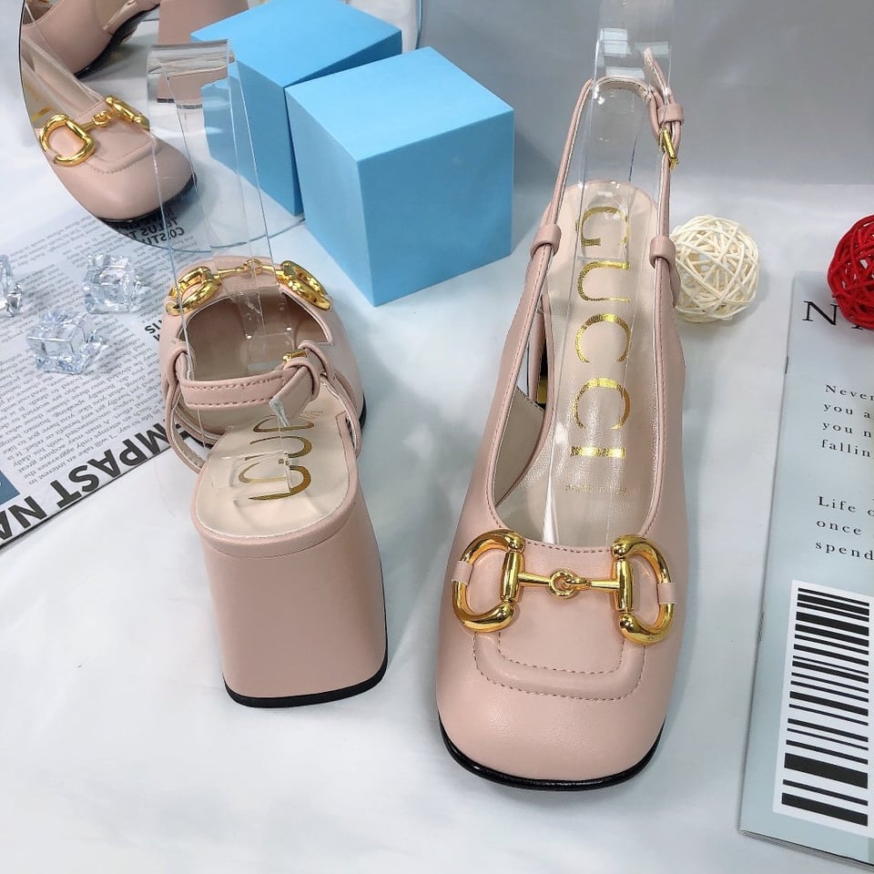 Gucci Women?S Mid Heel Slingback With Horsebit Light Pink ?643892 C9D00 6705 view 3