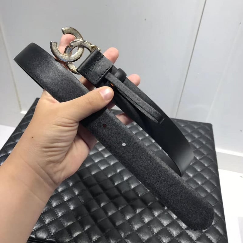 Chanel CC Logo Buckle Belt AA6775 view 9
