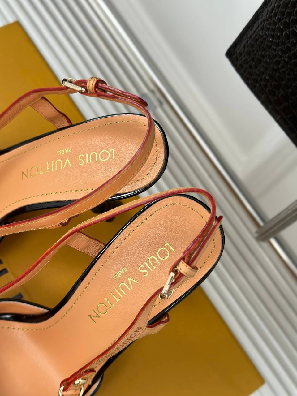 Louis Vuitton Blossom Slingback Pump Black 1Ac8Np view 4
