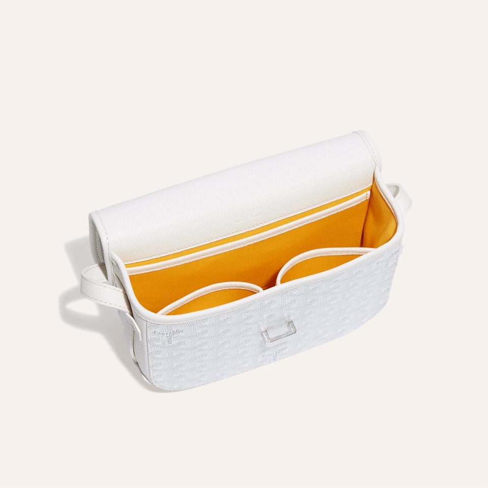 Goyard Belvedere Mm Bag 28Cm White Canvas view 5