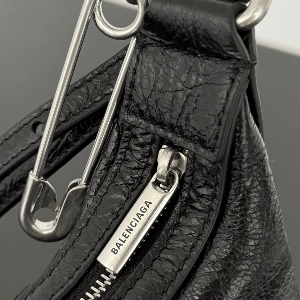 Balenciaga Pamela Shoulder Bag Small Black 28cm/11in view 10