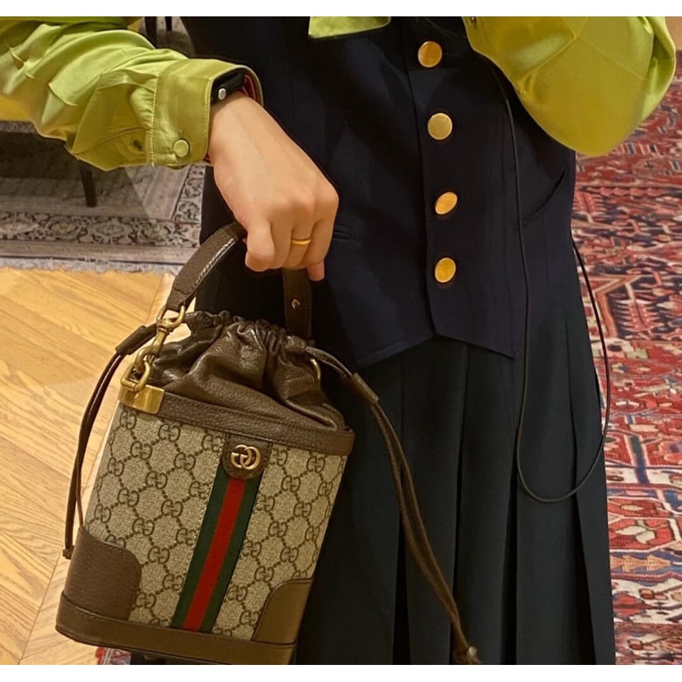 Gucci Ophidia GG Bucket Bag view 6