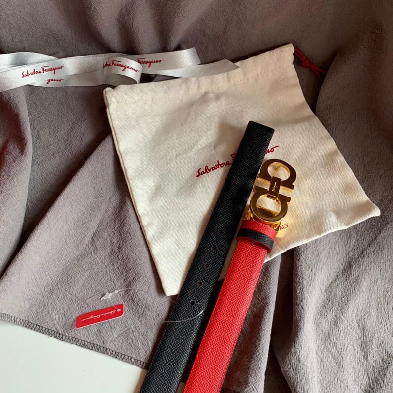 Salvatore Ferragamo Reversible And Adjustable Gancini Belt 715216 view 4