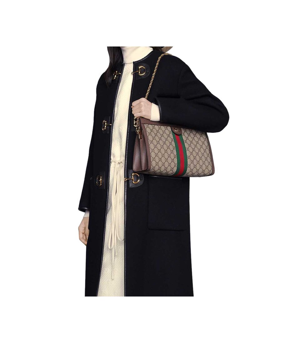 Gucci Ophidia GG medium Shoulder Bag view 3