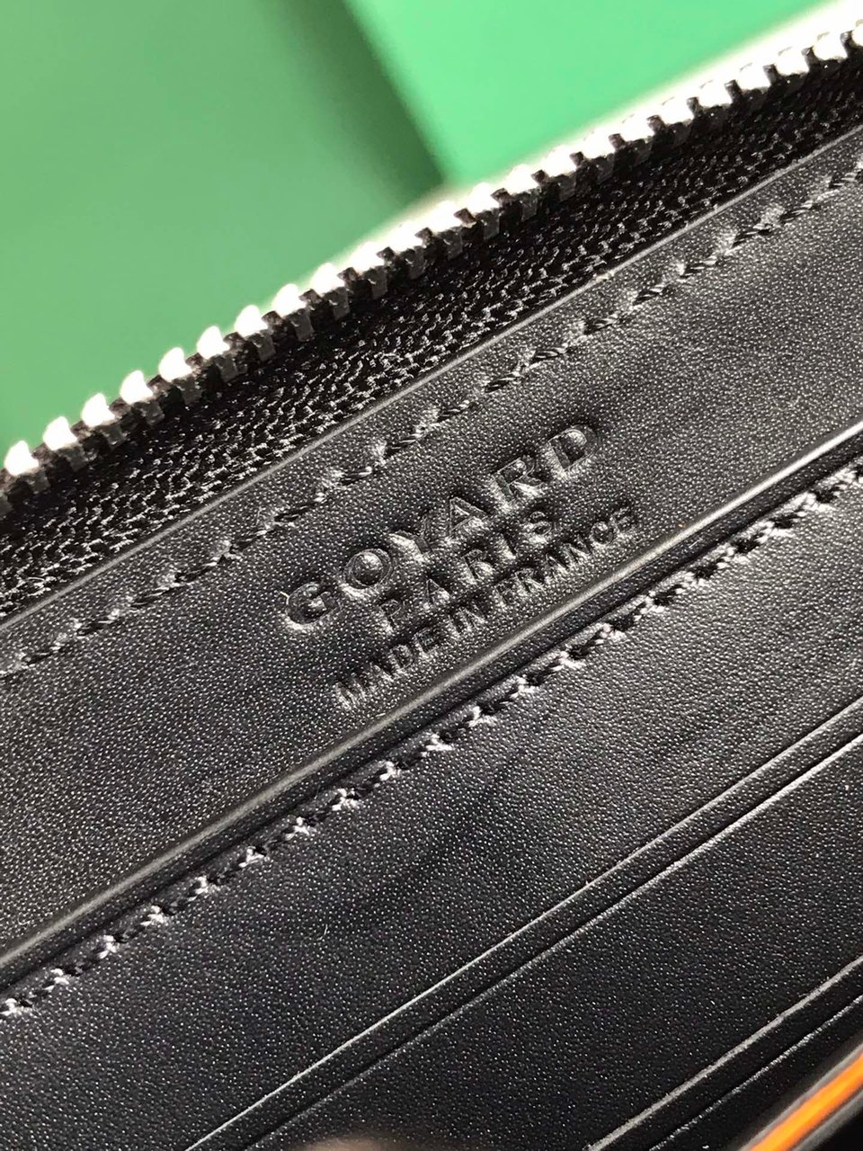 Goyard Matignon Mini Wallet 11 Cm Black Goyardine Canvas And Calfskin view 4