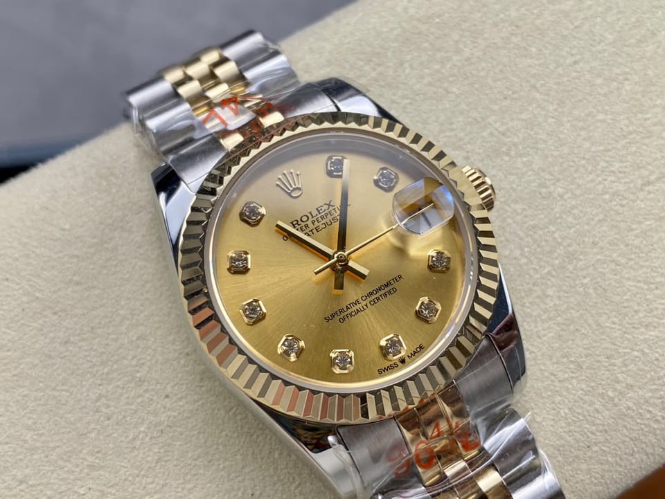 [SUPER CLONE] Rolex Datejust 31mm Champagne Dial Jubilee 278273 view 4