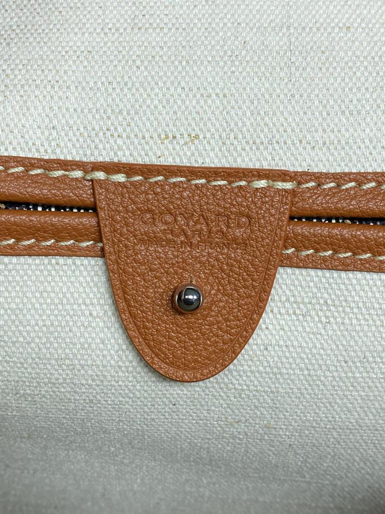 Goyard Artois PM Tote Bag 40Cm Black And Tan Canvas view 10