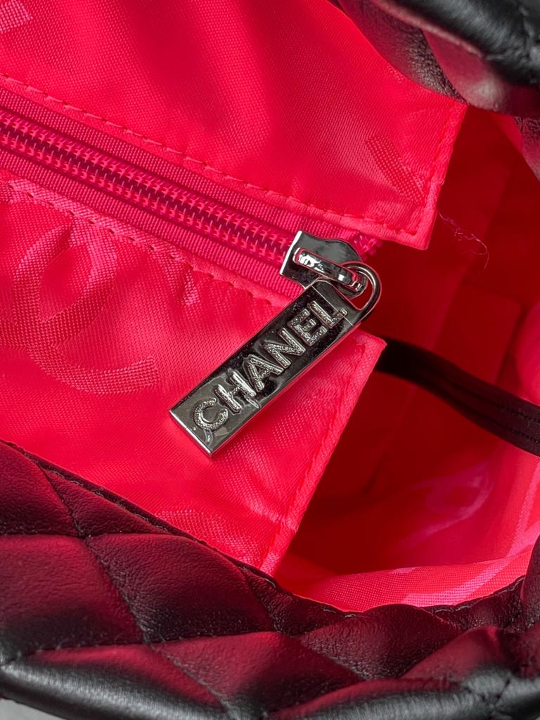 Chanel White High Quality Cambon Tote Bag Black view 6