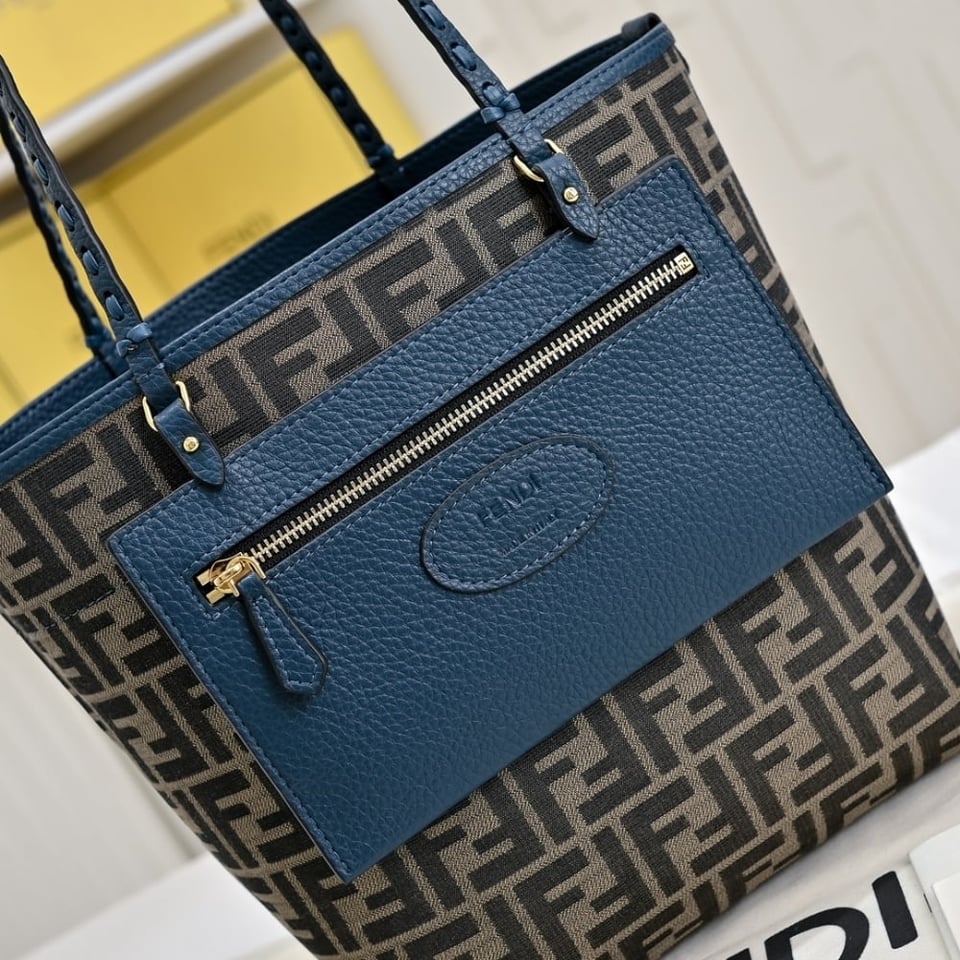 Fendi Medium Roll Blue 36Cm view 6