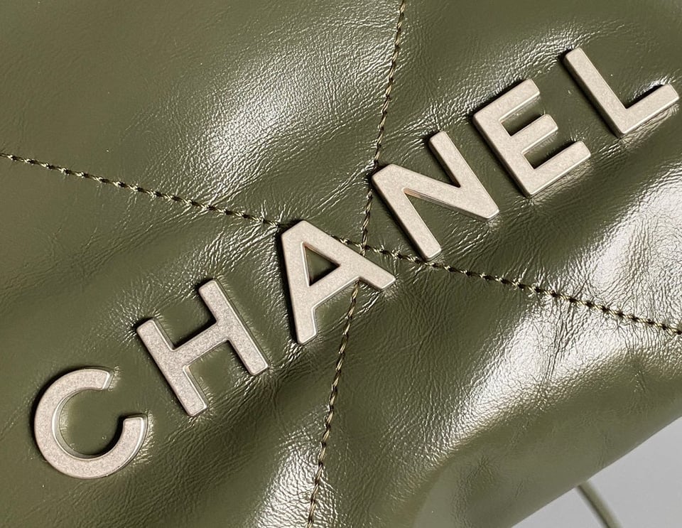 Chanel Hobo Mini 20Cm Olive Lambskin view 5