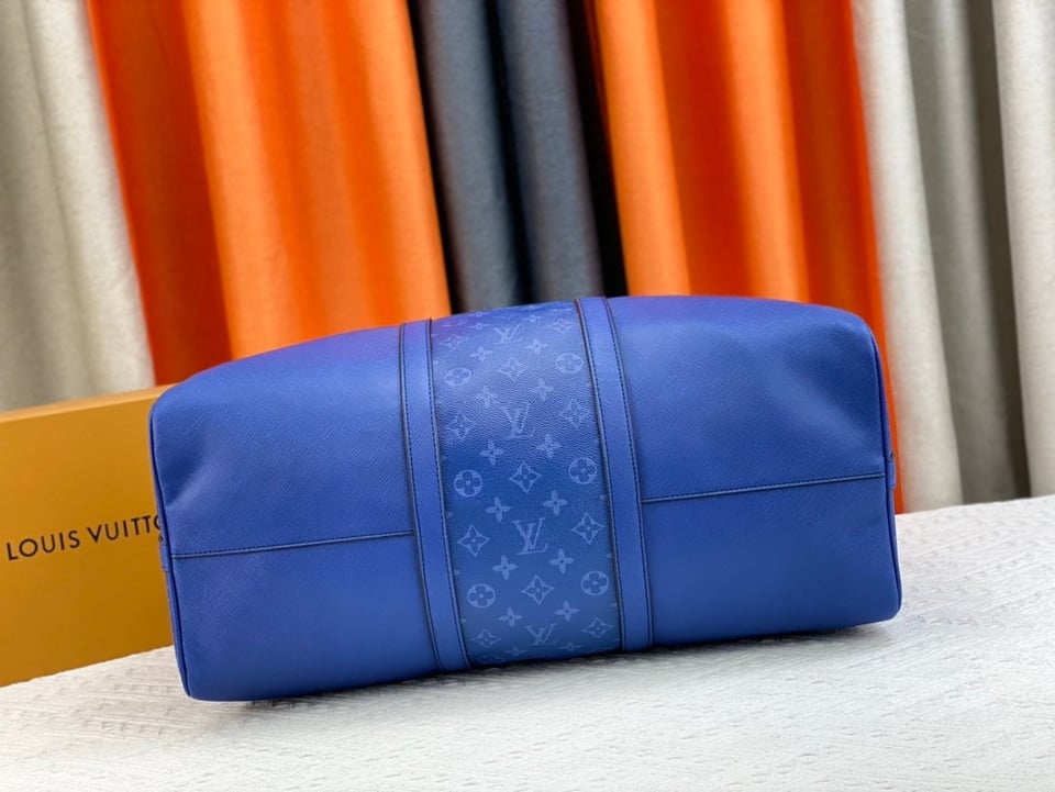 Louis Vuitton Keepall Bandouliere 50Cm Blue view 7