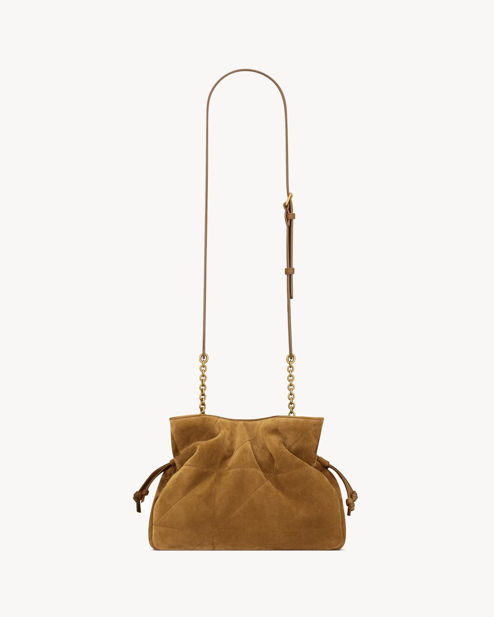 Saint Laurent Jamie Suede Shoulder Bag 26cm/10.2in view 3