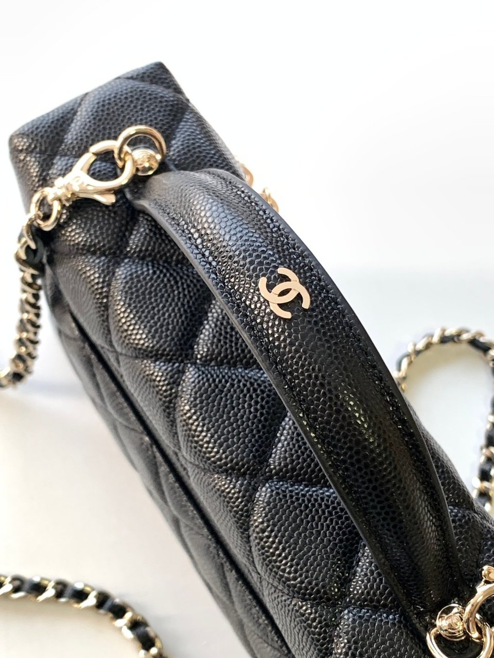 Chanel 25C Vanity Case Black 20cm view 11