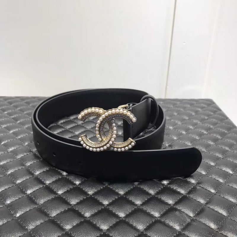 Chanel CC Logo Buckle Belt AA6775 view 4