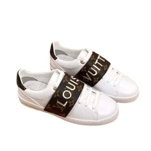 Louis Vuitton Frontrow Logo Monogram Strap White view 2