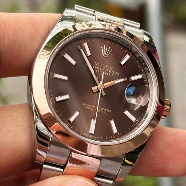 [Superclone] Rolex Datejust 41mm Chocolate Dial Jubilee 126303 view 3