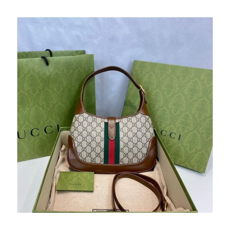 Gucci Jackie 1961 Small Shoulder Bag GG Supreme Canvas 28cm view 8