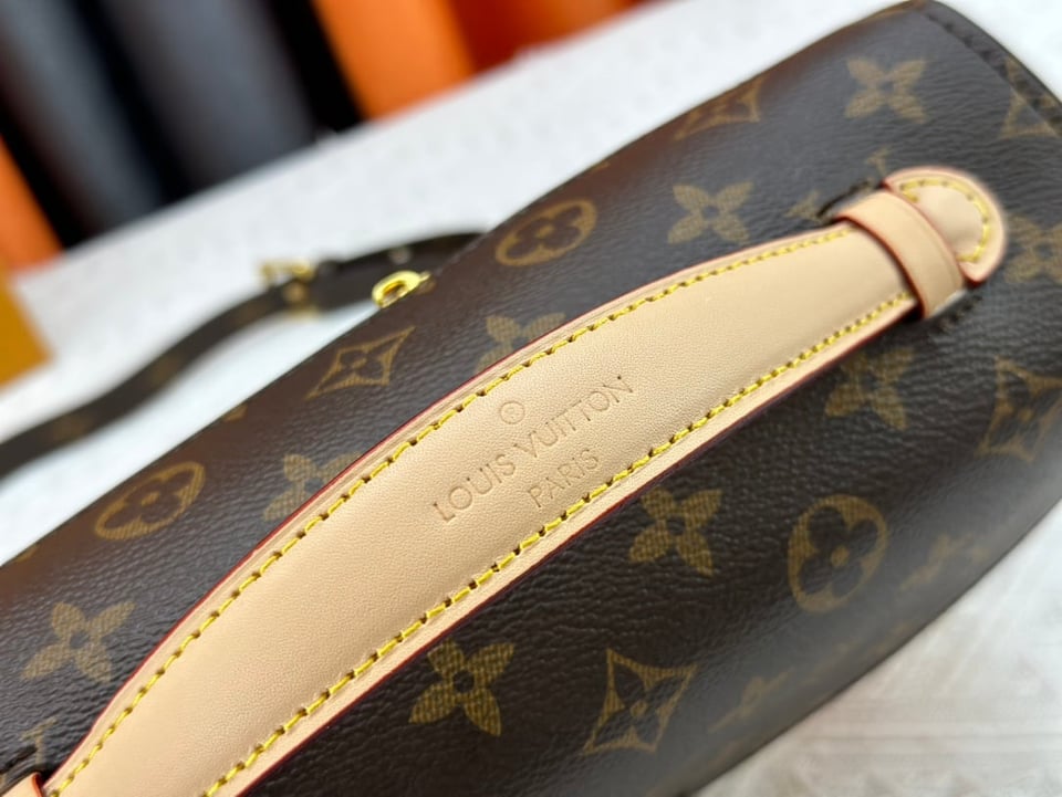 Louis Vuitton Pochette M Tis Monogram Coated Canvas 25Cm M47203 view 9