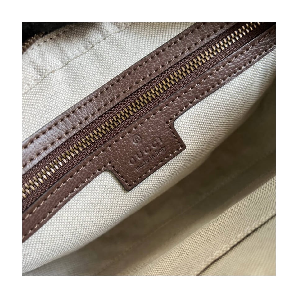 Gucci Ophidia GG Supreme Shoulder Bag Beige/Ebony 24cm/9.4in view 15