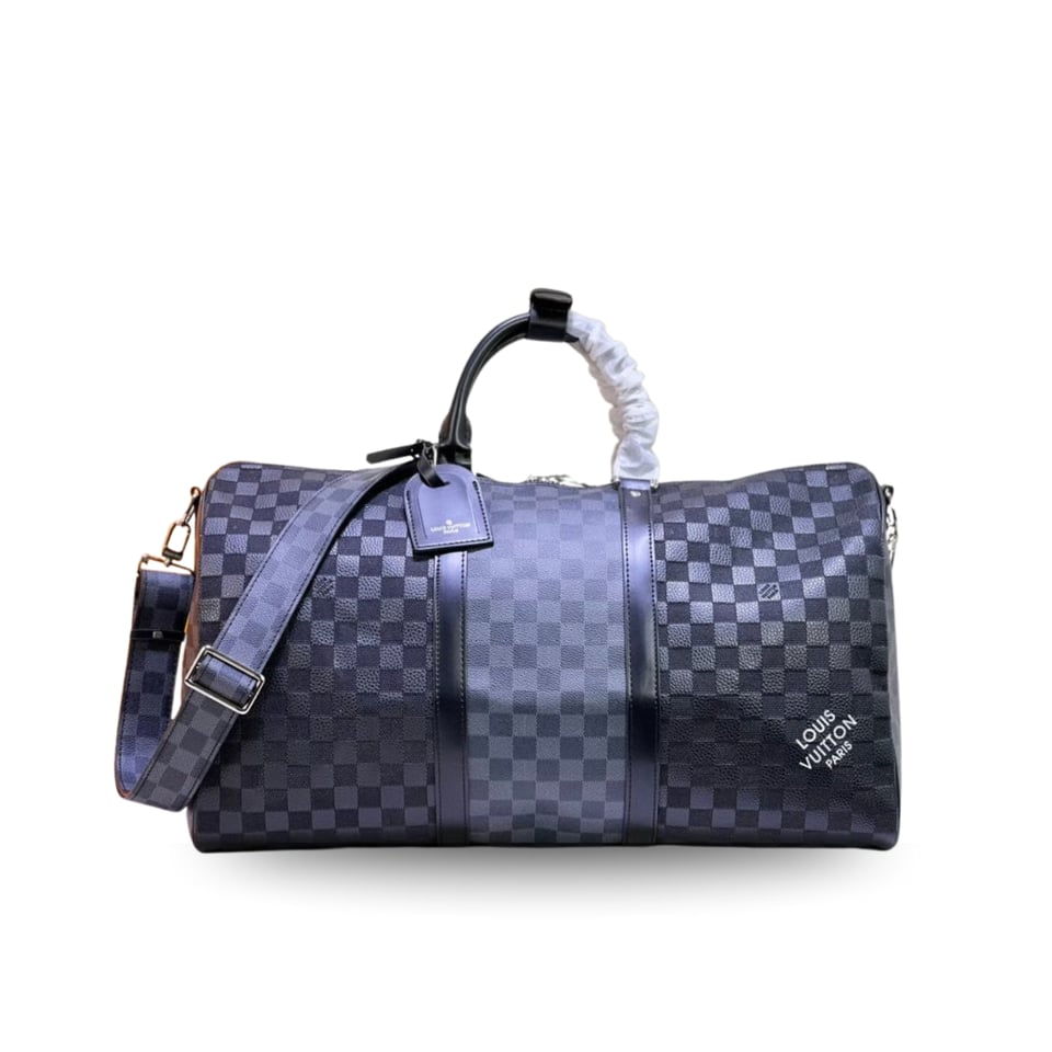 Louis Vuitton Keepall 50 Blue Graphite
