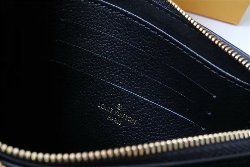 Louis Vuitton Double Zip Pochette 20Cm Black view 10