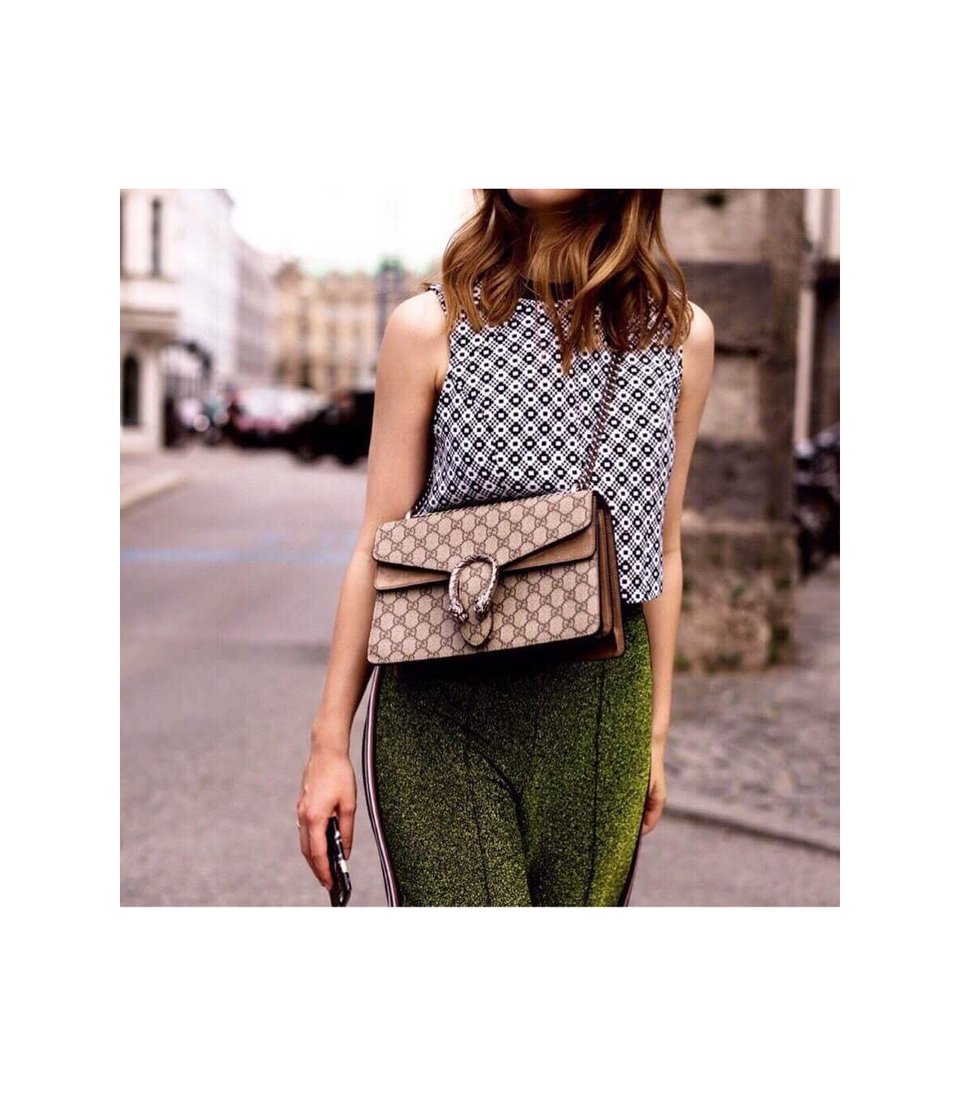 Gucci Dionysus Small GG Shoulder Bag Apricot view 5