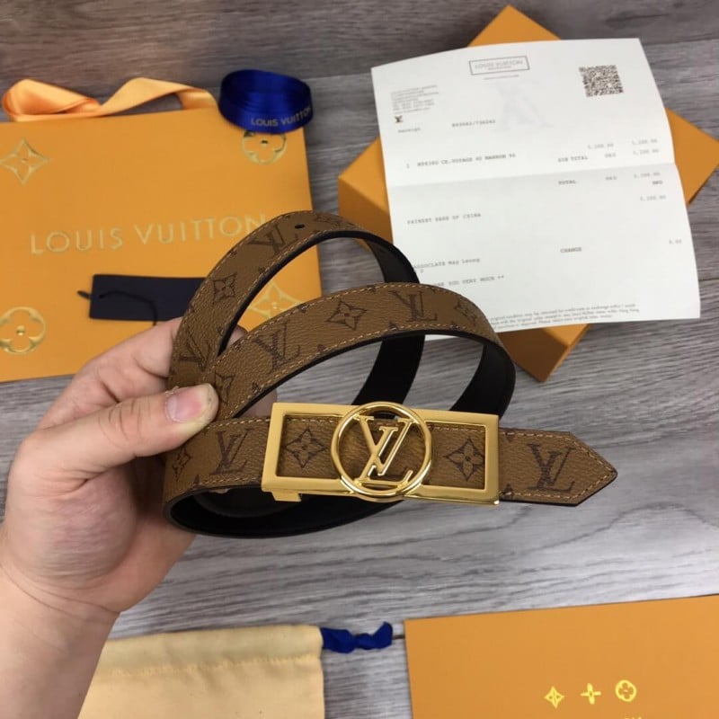 Louis Vuitton Dauphine 25mm Reversible Belt M0203U view 5
