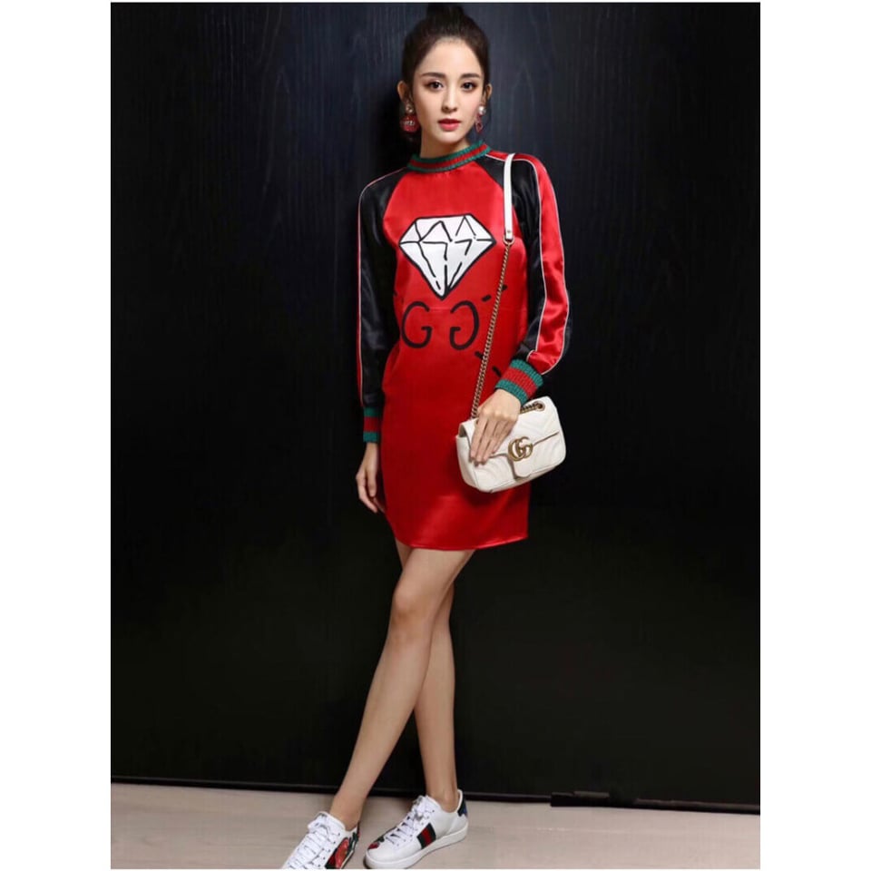 Gucci GG Marmont Matelasse Chevron Leather Mini Bag White view 3