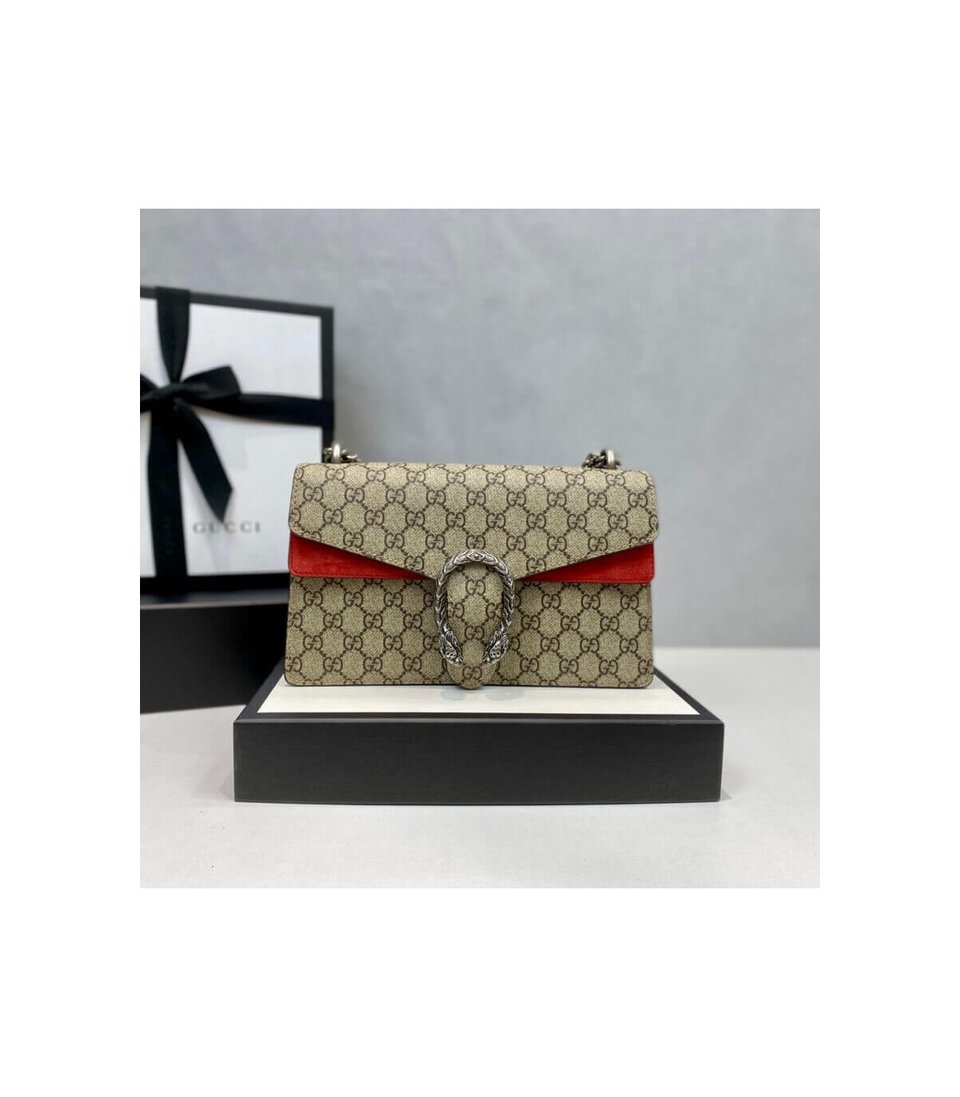 Gucci Dionysus Small GG Shoulder Bag Red view 8