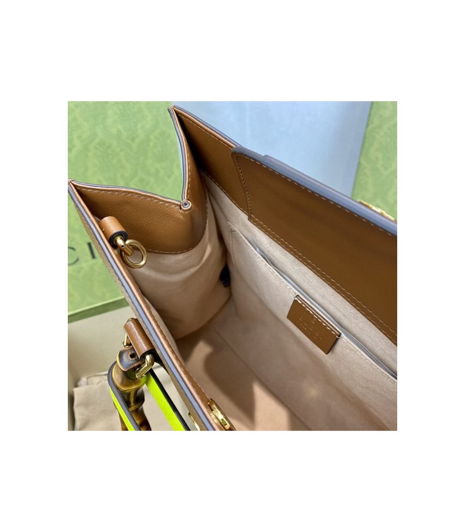 Gucci Diana Small Tote Bag Brown view 16