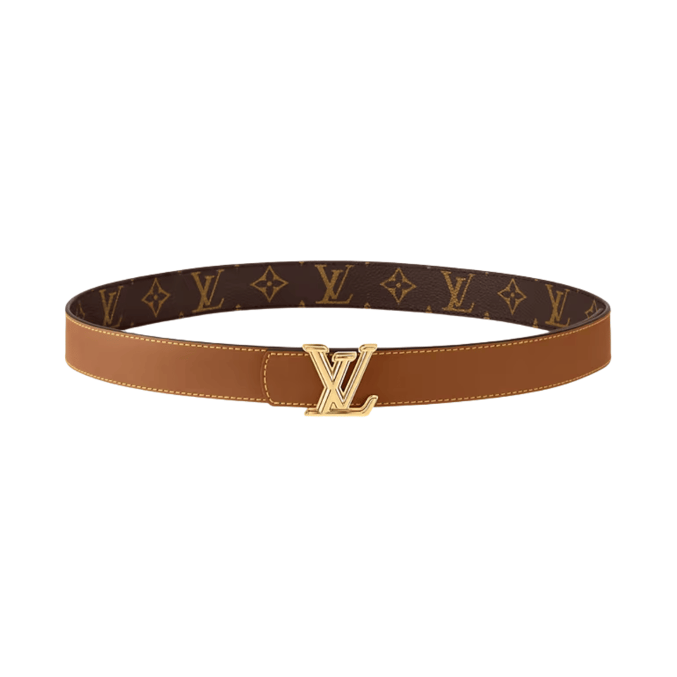 Louis Vuitton LV Gold Dimension 30mm Reversible Men Belt M4048U view 4