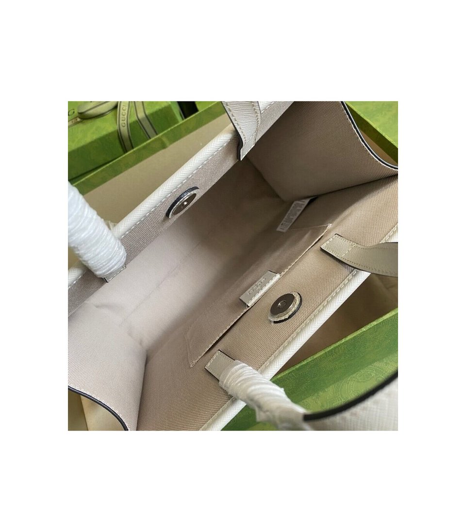 Gucci Children’s GG Heart Apple Pattern Tote view 8