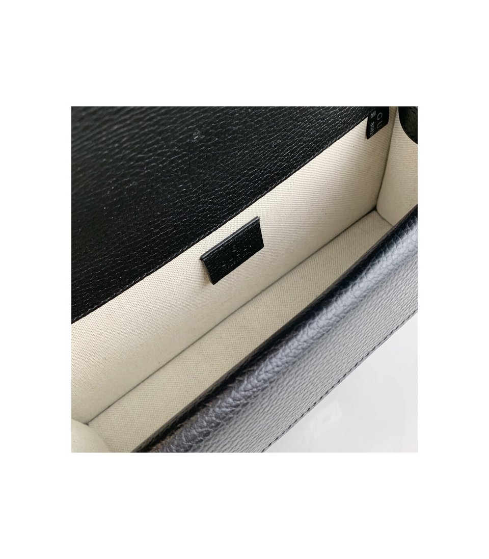Gucci Dionysus Small Shoulder Bag in Black Leather view 12