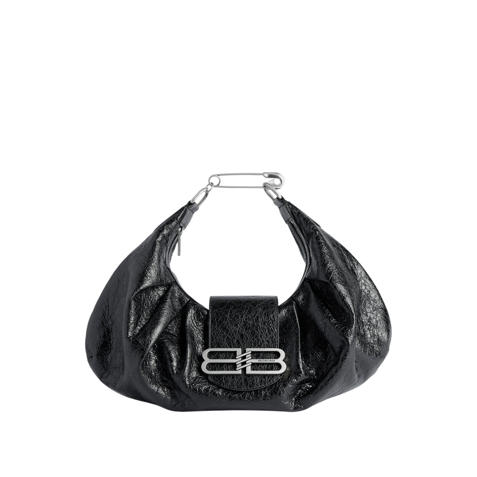 Balenciaga Pamela Shoulder Bag Black 41cm/16.1in view 2