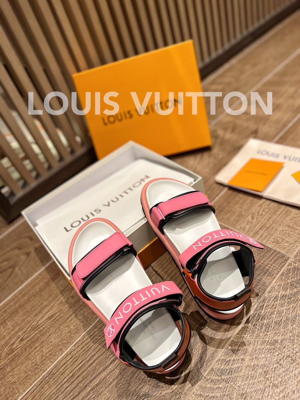 Louis Vuitton Pool Pillow Comfort Sandals Pink 1A9Oci view 7
