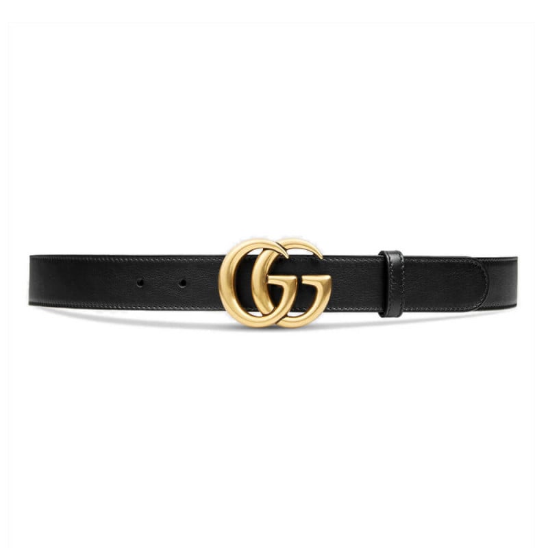 Gucci 30mm Leather Belt With Double G Buckle 414516 view 2