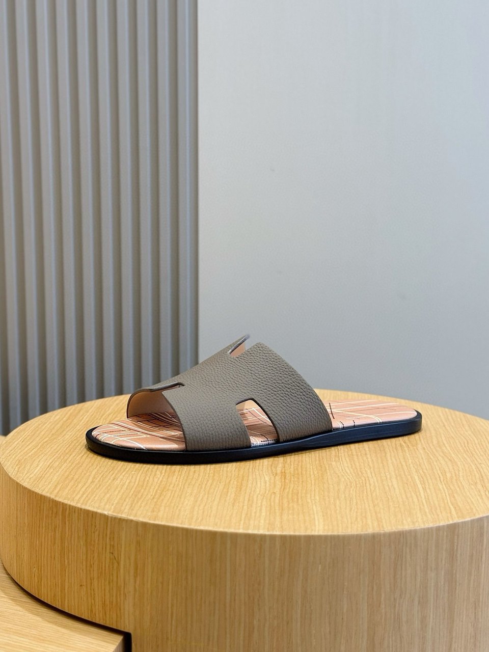 Hermès Black Oran Sandals- Shoes for Men view 3
