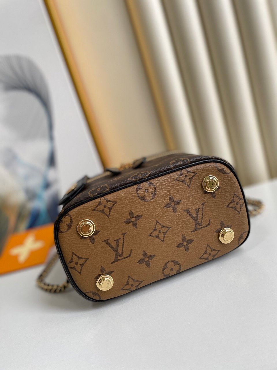 Louis Vuitton Vanity Chain Pouch Other Monogram Canvas 17cm Women Handbags M47125 view 8