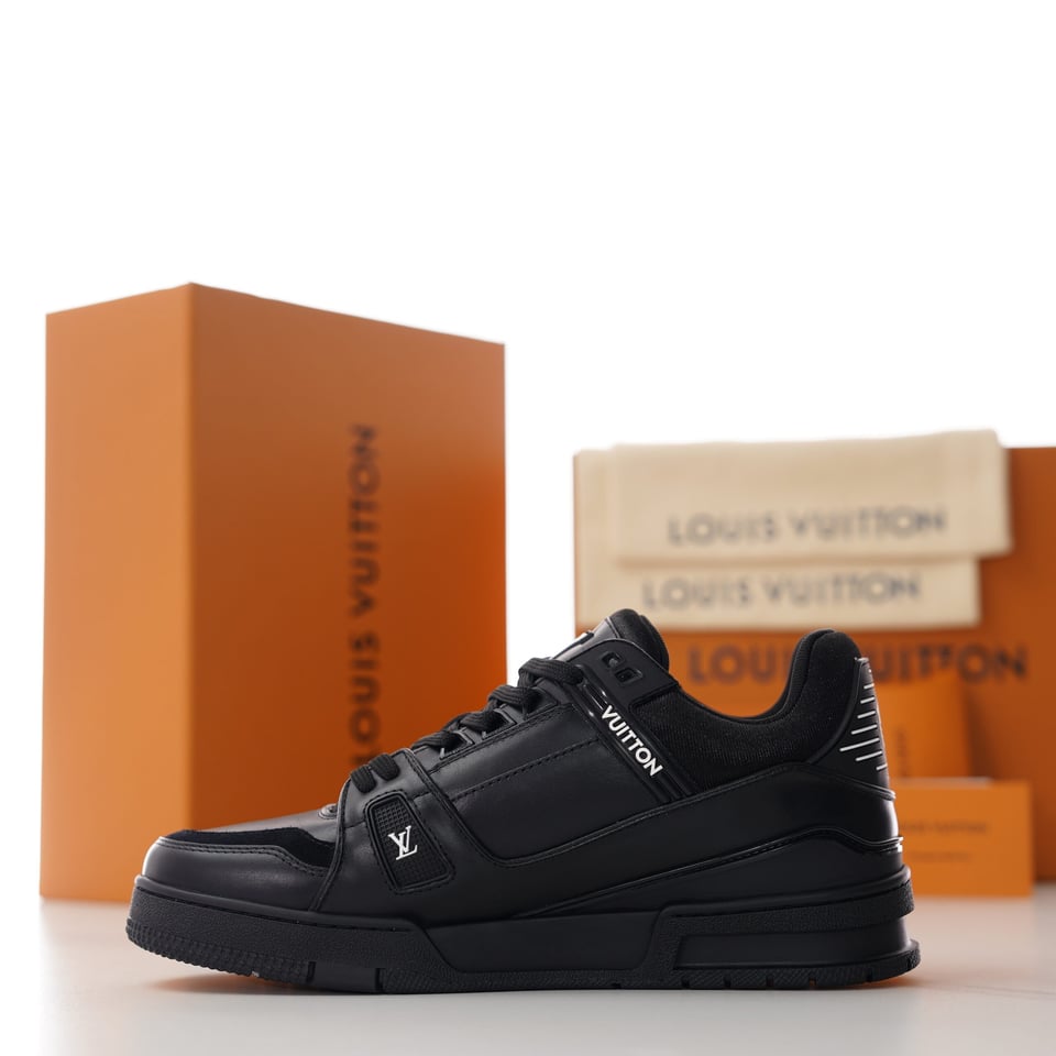 Louis Vuitton LV Trainer Sneaker Black for Men view 6