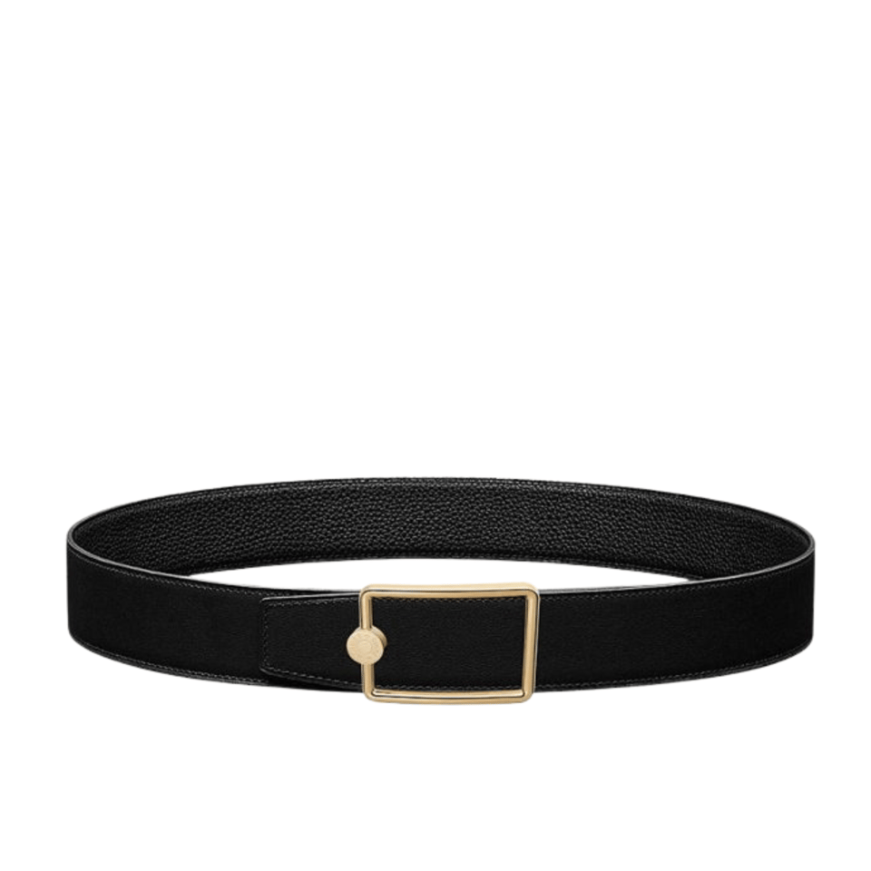 Hermes Ceinture Reversible Gold Square Buckle 38mm Belt For Men view 2