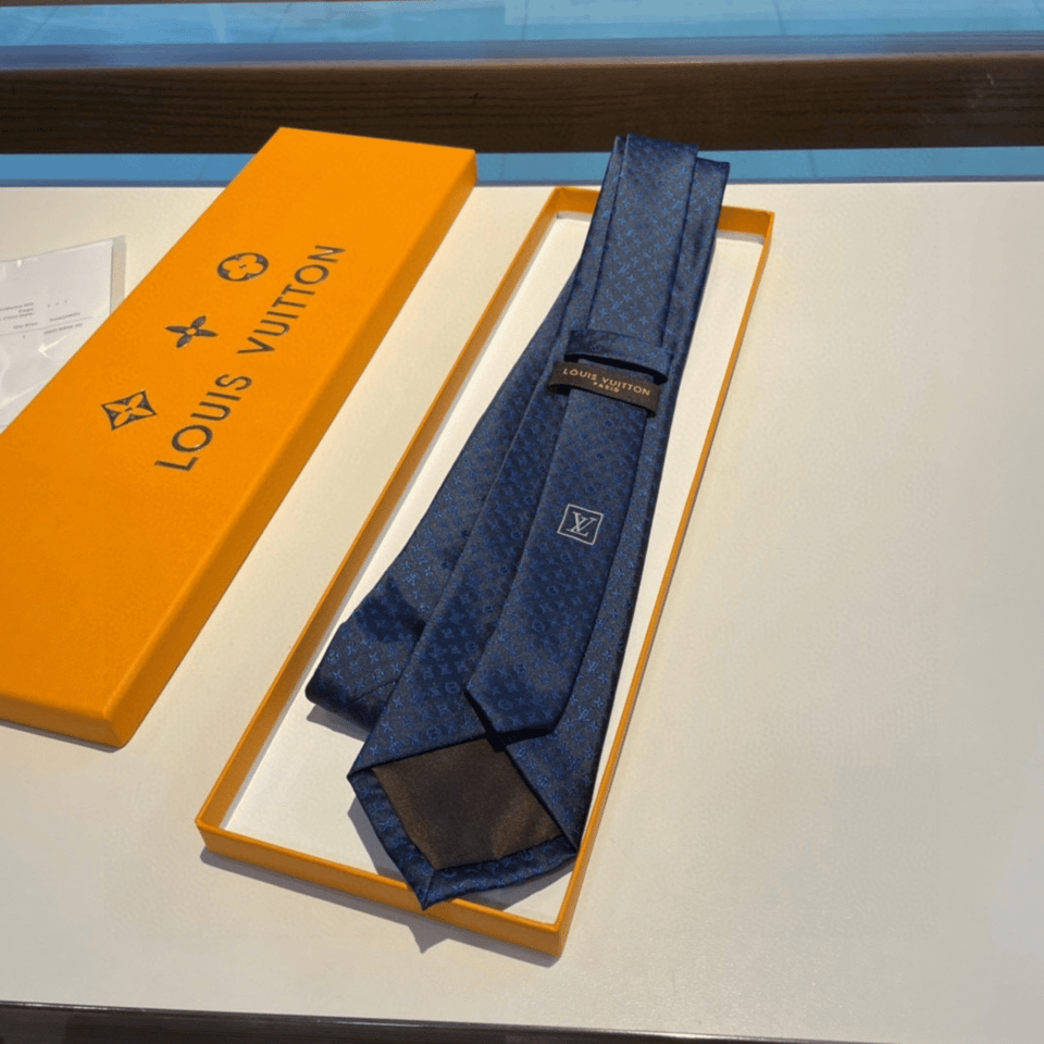 Louis Vuitton Midnight Monogram Canvas Tie For Men view 7