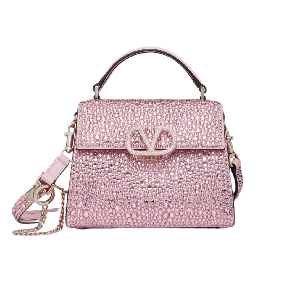 Valentino Vsling Mini Handbag With Sparkling Rose Quartz 19Cm 3W0B0G97Thv D0M view 2