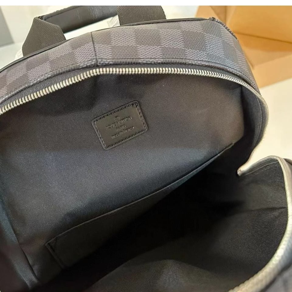 Louis Vuitton Excellent Campus Backpack Black And Gray 29Cm view 7