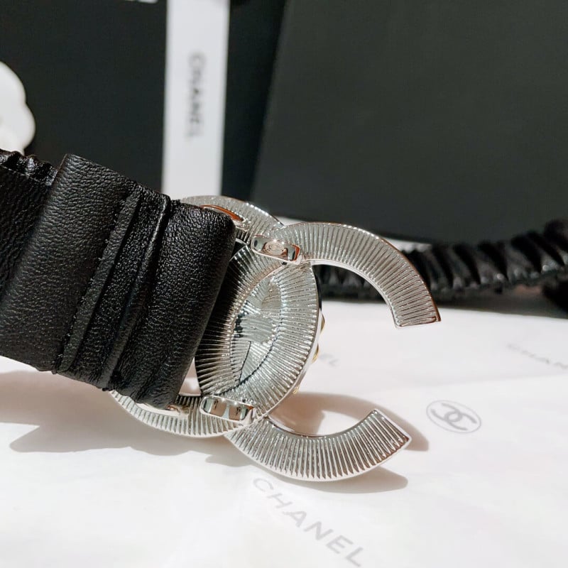 Chanel Elastic Waistbelt Black AA9142 view 6