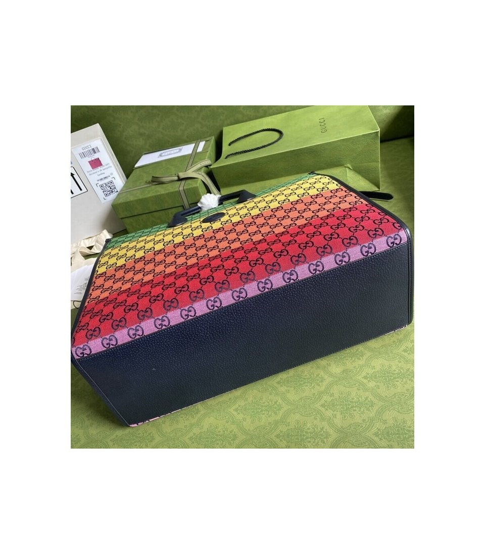 Gucci GG Multicolour Large Tote Bag view 6