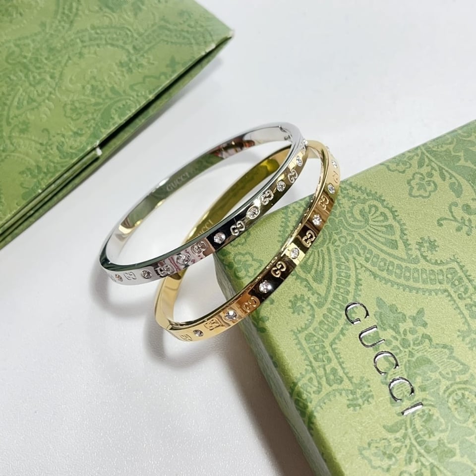 Gucci Gg Bracelet Gold 4Mm view 8