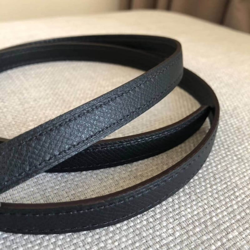 Hermes Romance Belt Buckle &amp; Reversible Leather Strap 13mm H07538 view 4