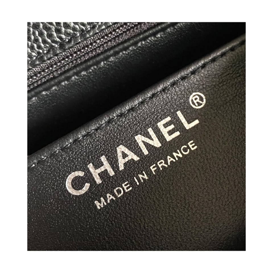 Chanel Caviar Quilted Mini Flap Bag 20cm view 12