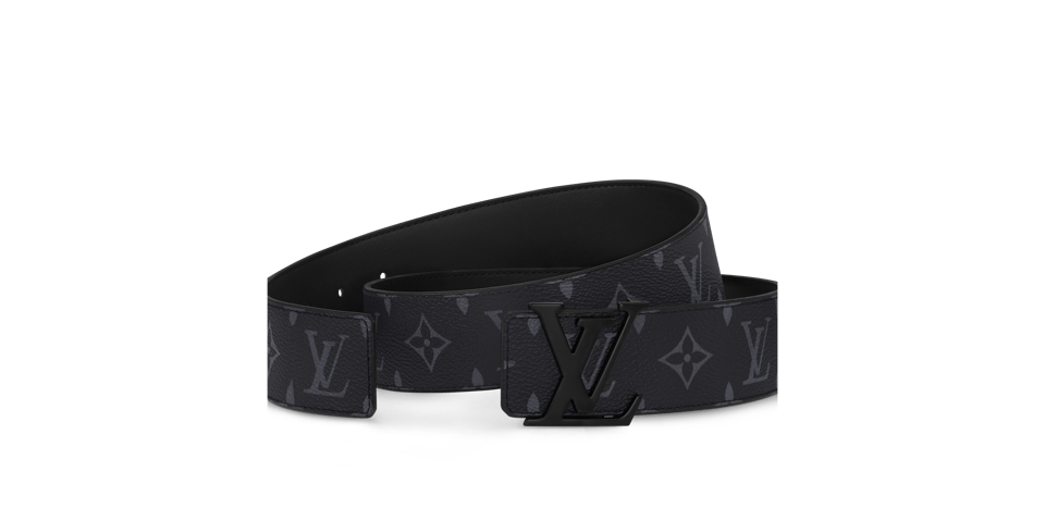 Louis Vuitton LV Initiales 40mm Matte Black Belt M4482S view 4