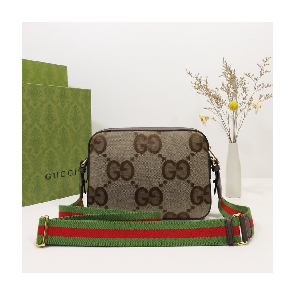 Gucci Messenger Bag With Jumbo GG view 6